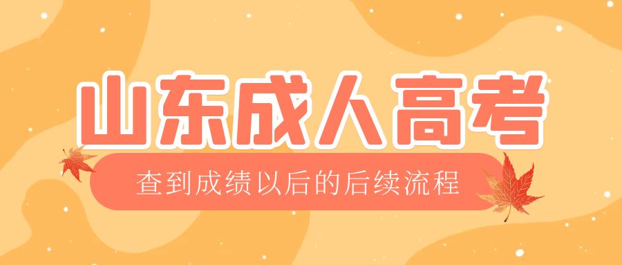 莘县成考查完成绩以后做什么，莘县成考网